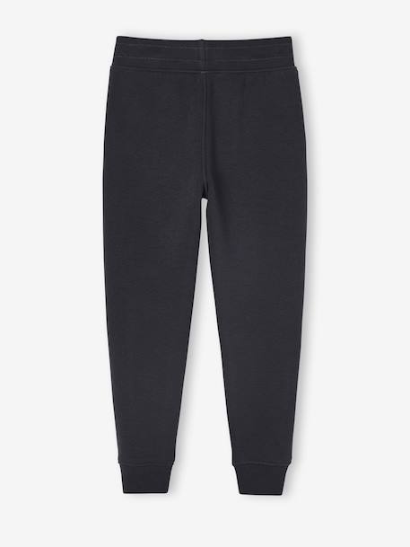 Joggingbroek voor jongens maxi typo antraciet+hazelnoot - vertbaudet enfant 
