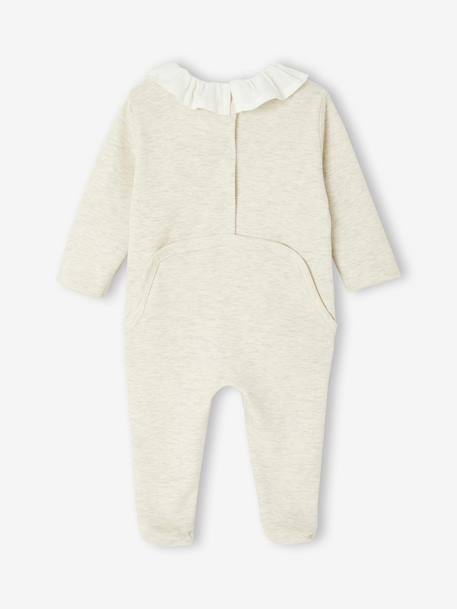 Lot de 2 pyjamas bébé fille transformables beige chiné - vertbaudet enfant 