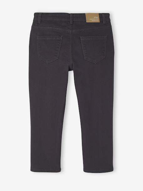 Pantalon slim fille morphologique large anthracite+rose poudré+vert sauge - vertbaudet enfant 