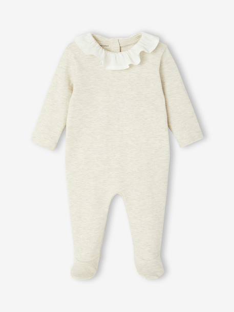 Set van 2 babyslaappakjes voor pasgeborenen gemêleerd beige - vertbaudet enfant 