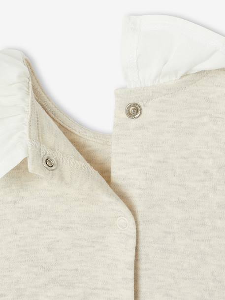 Lot de 2 pyjamas bébé fille transformables beige chiné - vertbaudet enfant 