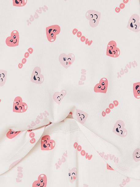 Lot de 2 pyjamas fille coeurs en côtes marine - vertbaudet enfant 