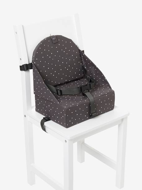 Rehausseur de chaise bleu grisé+écru+GRIS+multicolore - vertbaudet enfant 
