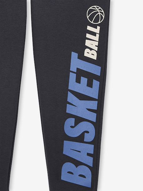 Joggingbroek voor jongens maxi typo antraciet+hazelnoot - vertbaudet enfant 