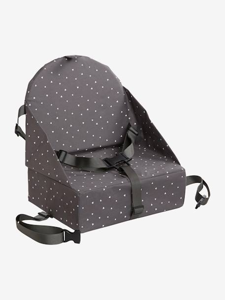 Rehausseur de chaise bleu grisé+écru+GRIS+multicolore - vertbaudet enfant 