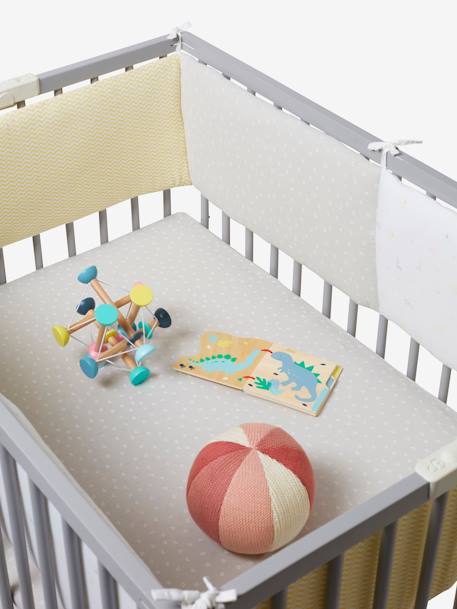 Lot de 2 housses fond de parc dinosaure+JUNGLE ET ETOILES - vertbaudet enfant 