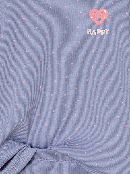 Lot de 2 pyjamas fille coeurs en côtes marine - vertbaudet enfant 