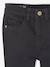 Pantalon fille slim morphologique fin anthracite+rose poudré - vertbaudet enfant 