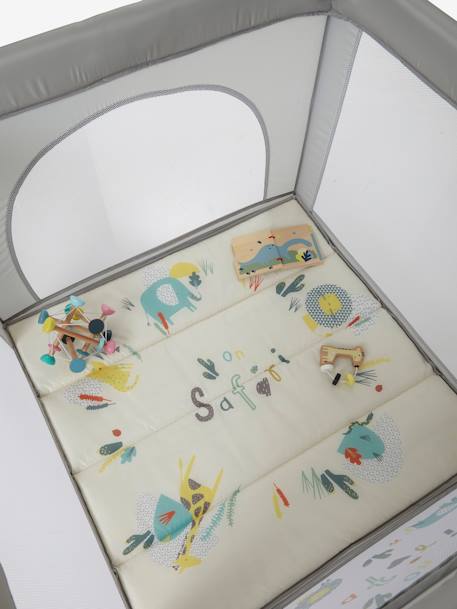 Parc pliant de voyage Baby'park GRIS - vertbaudet enfant 