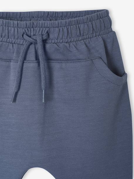 Set van 2 fleece broeken BASICS baby dennen+jeansblauw - vertbaudet enfant 