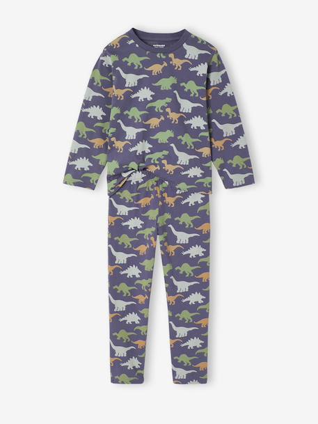 Lot 2 pyjamas garçon dinosaure bleu ardoise - vertbaudet enfant 