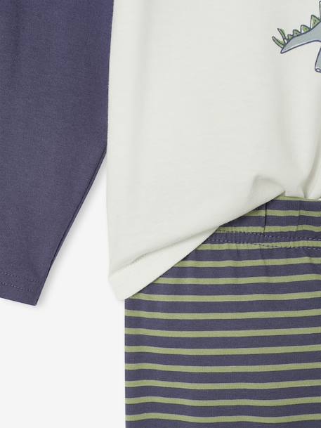 Lot 2 pyjamas garçon dinosaure bleu ardoise - vertbaudet enfant 