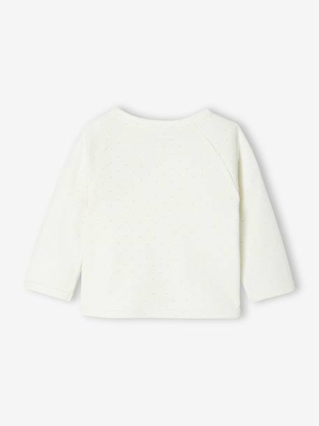 Bedrukte body's voor pasgeborenen met opening aan de voorkant blauwgroen+ecru - vertbaudet enfant 