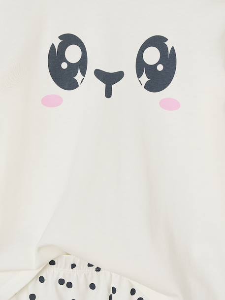 Pyjama fille kawaii Basics écru - vertbaudet enfant 