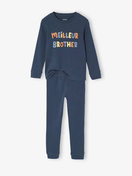 Jongenspyjama Best Brother marineblauw - vertbaudet enfant 