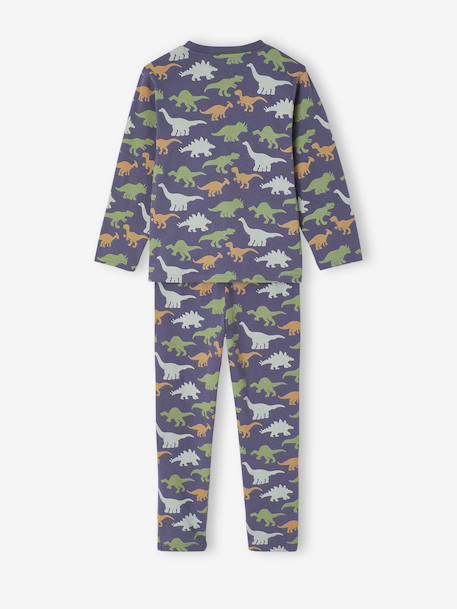 Lot 2 pyjamas garçon dinosaure bleu ardoise - vertbaudet enfant 