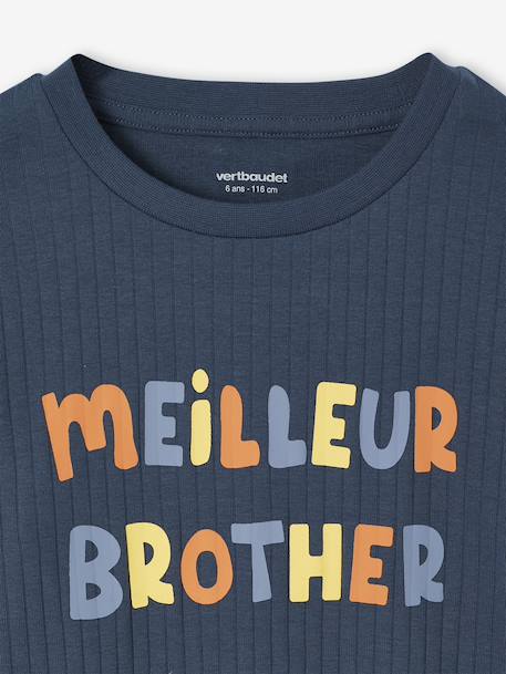 Jongenspyjama Best Brother marineblauw - vertbaudet enfant 