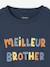 Jongenspyjama Best Brother marineblauw - vertbaudet enfant 
