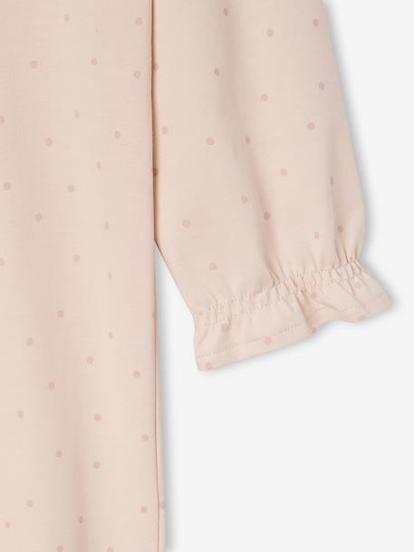 Set van 2 nachtjurk + legging voor meisjes Bloemen lichtroze - vertbaudet enfant 