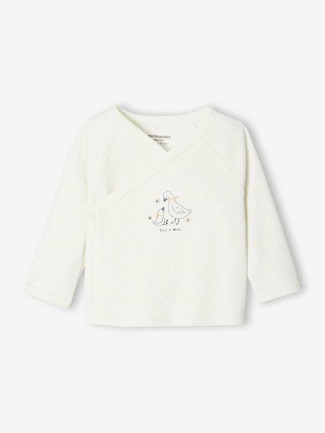 Bébé-Brassière naissance imprimée ouverture devant