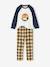 Pyjama garçon flanelle ours ocre - vertbaudet enfant 