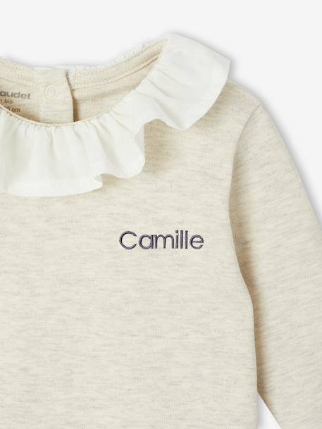 Lot de 2 pyjamas bébé fille transformables beige chiné - vertbaudet enfant 