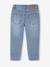 Rechte 5-pocket jeans voor jongens, verwassen double stone - vertbaudet enfant 