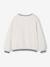 Sportieve sweater met tennisclub motief voor meisjes ecru - vertbaudet enfant 