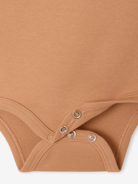 Set van 5 body's Basics met opening voor pasgeborenen lichtgeel - vertbaudet enfant 