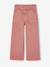 Pantalon fille large MorphologiK fin kaki+vieux rose - vertbaudet enfant 