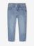 Rechte 5-pocket jeans voor jongens, verwassen double stone - vertbaudet enfant 