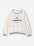 Sportieve sweater met tennisclub motief voor meisjes ecru - vertbaudet enfant 