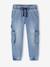 Pantalon denim loose battle garçon double stone - vertbaudet enfant 