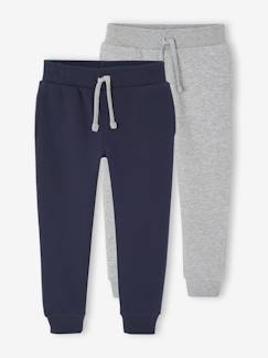Jongens-Sport collectie-Set van 2 basic joggingbroeken voor jongens 