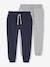 Set van 2 basic joggingbroeken voor jongens marineblauw - vertbaudet enfant 
