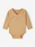 Lot de 5 bodies Basics ouverture naissance jaune pâle - vertbaudet enfant 