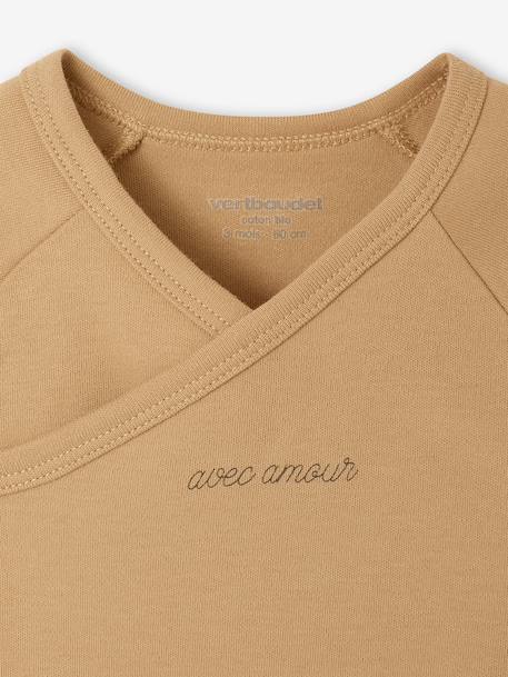 Set van 5 body's Basics met opening voor pasgeborenen lichtgeel - vertbaudet enfant 