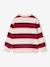 Sweat larges rayures garçon badge en bouclettes rayé bleu+rayé rouge+rayé vert - vertbaudet enfant 