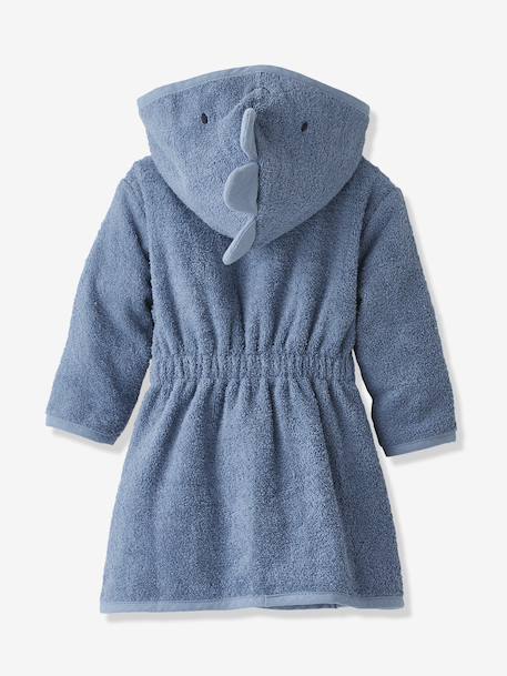 Personaliseerbare kinderbadjas KLEINE DINO Oeko-Tex® blauw - vertbaudet enfant 