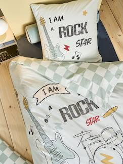 Linnengoed en decoratie-Beddengoed voor kind-Dekbedovertrek-Bedset dekbedovertrek + kussensloop kind ROCK MUSIC 