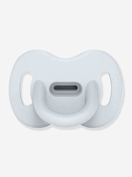 Sucette avec tétine symétrique SX Pro Colour Essence beige+bleu ciel+rose pâle+vert - vertbaudet enfant 