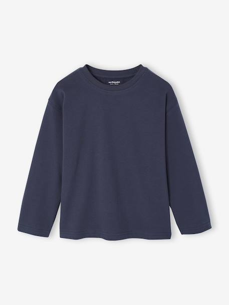 Lot 3 tee-shirts garçon unis olive+terracotta+vert d'eau - vertbaudet enfant 