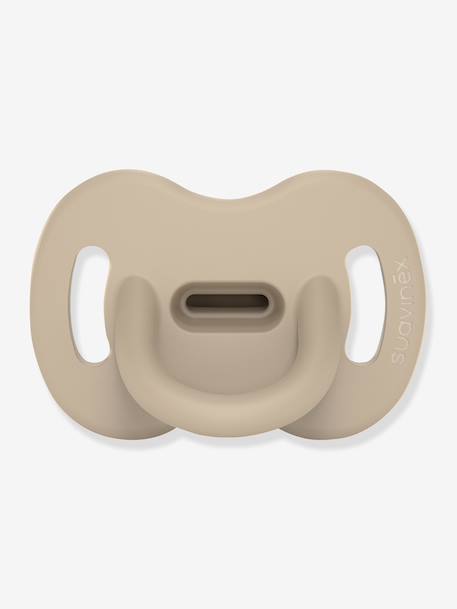 Sucette avec tétine symétrique SX Pro Colour Essence beige+bleu ciel+rose pâle+vert - vertbaudet enfant 