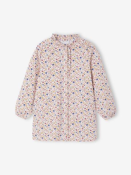 Tablier fille personnalisable à fleurs Lilibeth rose - vertbaudet enfant 