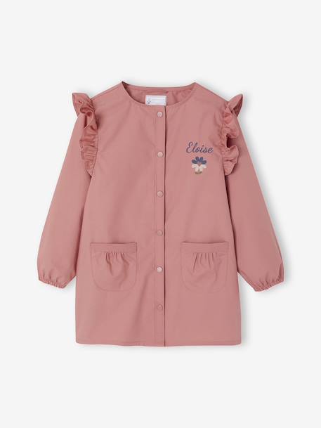 Tablier fille personnalisable Margot blush+vert émeraude - vertbaudet enfant 