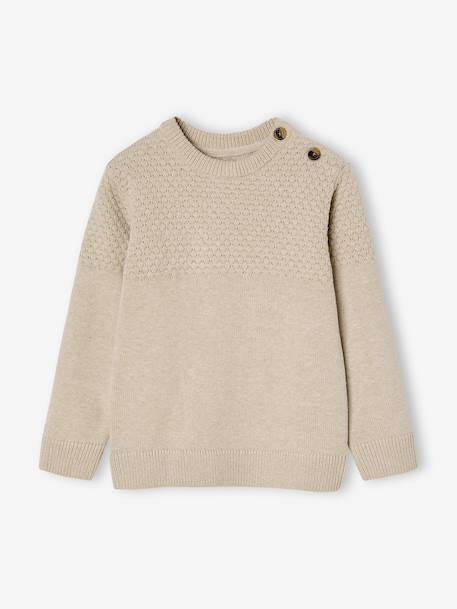 Garçon-Pull garçon maille fantaisie 