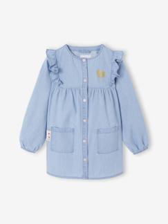 -Tablier fille personnalisable chambray 