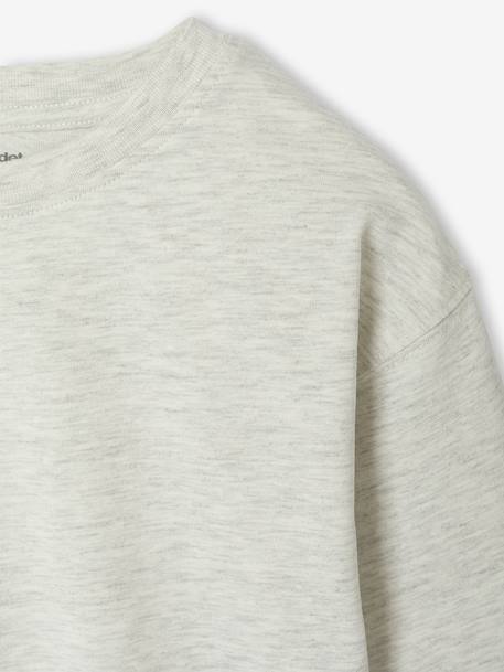 Set van 3 effen T-shirts blauwgroen+olijf+terracotta - vertbaudet enfant 