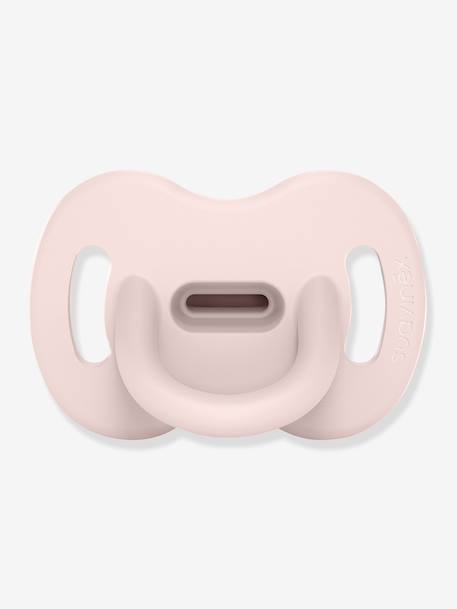 Sucette avec tétine symétrique SX Pro Colour Essence beige+bleu ciel+rose pâle+vert - vertbaudet enfant 