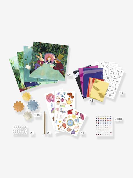 Contes à décorer - Alice au pays des merveilles violet - vertbaudet enfant 